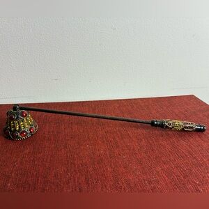 Vintage Jeweled Candle Snuffer